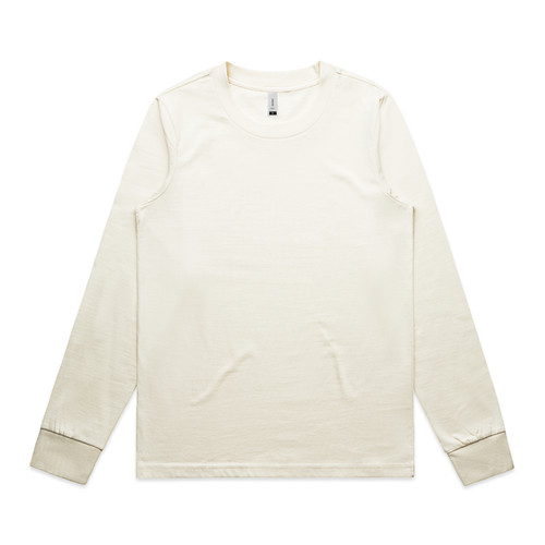 ECRU wo's-dice-l/s-tee-ecru